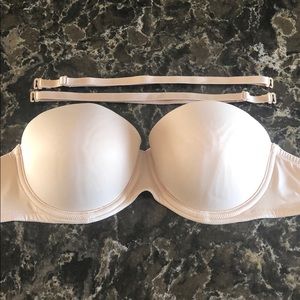 Strapless VS PINK bra